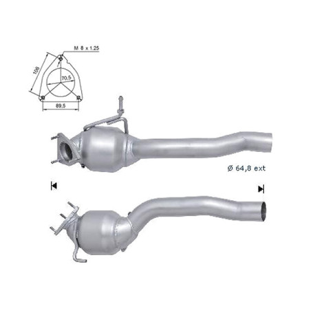 DPF катализатори Magnaflow за конкретени модели Magnaflow катализатор за VOLKSWAGEN | race-shop.bg