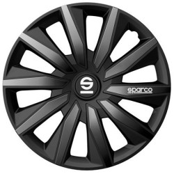 Тасове за джанти SPARCO MILANO - 15" (черно и сиво)