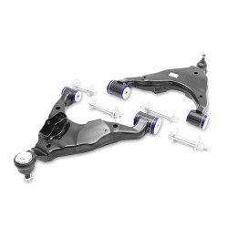 SuperPro Front Lower Control Arm Complete Assembly Kit Double Offset + Ball Joint for Toyota/Lexus