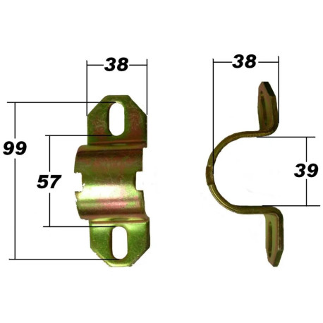 SuperPro Universal Sway Bar Bracket | race-shop.bg