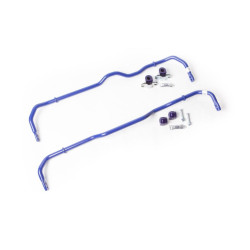 SuperPro Front & Rear Sway Bar Kit 24mm + 24mm Adjustable for Audi A3/Q3/TT, VW Golf/Tiguan