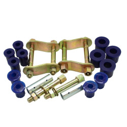 SuperPro Rear Greasable Shackle and Bush Kit for Mitsubishi L200/Triton MK 2WD, MK 4WD 1996-2006