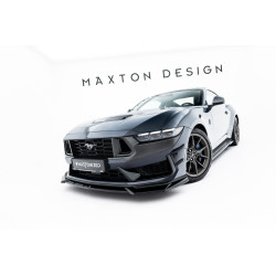 MAXTON DESIGN преден сплитер за Ford Mustang Dark Horse Mk7, гланц черен, V1