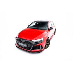 MAXTON DESIGN преден сплитер за Audi RS3 Sedan 8Y Facelift, гланц черен, V1