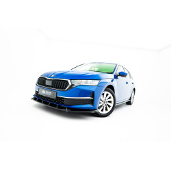 MAXTON DESIGN преден сплитер за Skoda Octavia Liftback / Combi Mk4 Facelift, гланц черен