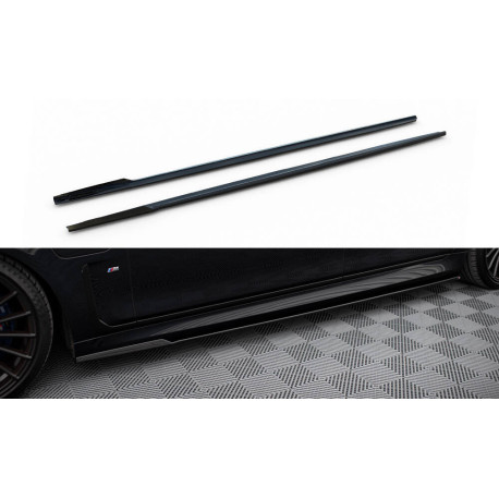 Базар MAXTON DESIGN дифузьори за прагове на BMW 7 Long M-Pack G12, гланц черен, V2 ПОВРЕДЕН | race-shop.bg
