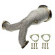 Down pipe, dump pipe Downpipe with heat shield for Audi A6 C8 55TFSI, EA839 motor, 2018+ | race-shop.bg