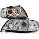 Осветление ФАРОВЕ АНГЕЛСКИ ОЧИ CHROME за AUDI A6 05.97-09.99 | race-shop.bg