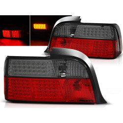 LED СТОПОВЕ ТЪМНО ЧЕРВЕНИ за BMW E36 12.90-08.99 COUPE