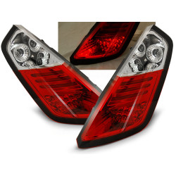 LED ЗАДНИ СВЕТЛИНИ FIAT GRANDE PUNTO 09.05-09 ЧЕРВЕНО БЕЛИ LED