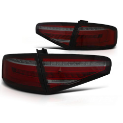 LED BAR Задни стопове RED SMOKE SEQ за AUDI A4 B8 12-15 SEDAN OEM BULB