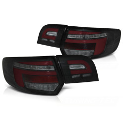 LED BAR RED Задни стопове ЧЕРНИ SEQ за AUDI A3 8P 5D 08-12