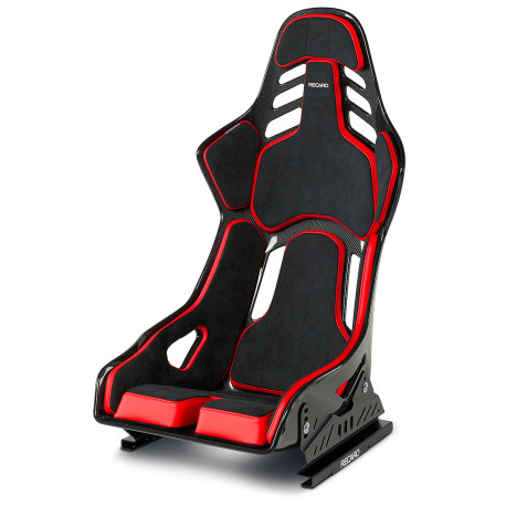 Спортни седалки без одобрение на FIA Racing seat RECARO Podium CF - Alcantra Black / Leather Red | race-shop.bg