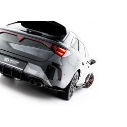 Странични сплитери за Cupra Leon ST Mk1 Facelift (черно-червени)