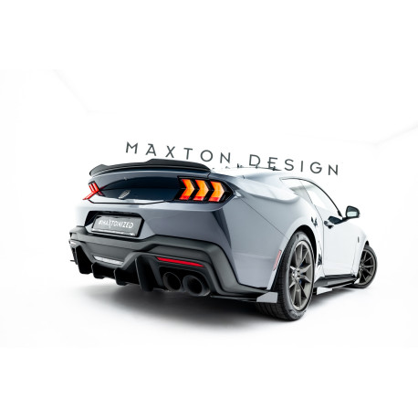 Бодикит и визуални аксесоари MAXTON DESIGN Street Pro заден дифузьор за Ford Mustang Dark Horse Mk7, червен | race-shop.bg
