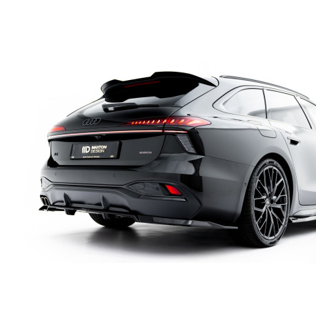 Бодикит и визуални аксесоари MAXTON DESIGN заден сплитер за Audi A6 S-Line C9 (с вертикални ленти), гланц черен, V1 | race-shop.bg