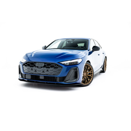 Бодикит и визуални аксесоари MAXTON DESIGN Street Pro преден сплитер за Audi A5 S-Line / S5 Sedan / Avant B10, черно-червен | race-shop.bg