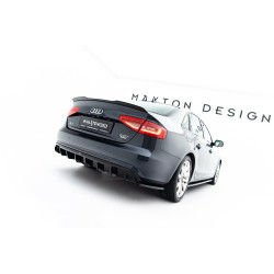 MAXTON DESIGN задни странични сплитери за Audi A4 B8 Facelift, гланц черен