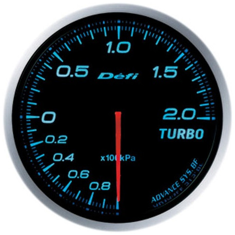 Уреди DEFI DEFI ADVANCE gauge, boost pressure 0 - 2 BAR, blue | race-shop.bg
