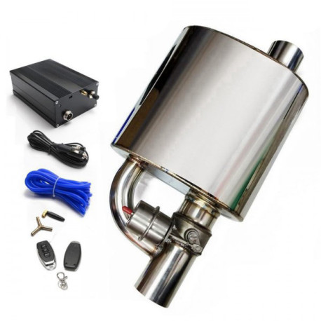 Universal valve mufflers RACES Средно гърне с клапа – 63.5mm (2.50") | race-shop.bg
