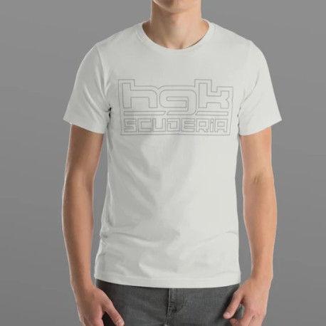 Тениски HGK t-shirt SCUDERIA front print, light grey | race-shop.bg