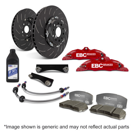 Спирачни дискове и накладки EBC EBC Brakes Balanced Big Brake Kit 330x28 Disc To Fit Front | race-shop.bg