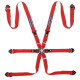 FIA 6 point safety belts SPARCO Martini Racing COMPETITION H-2 PD my2026, red