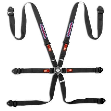 Предпазни колани и аксесоари FIA 6 point safety belts SPARCO Martini Racing COMPETITION H-2 PD my2026, black | race-shop.bg