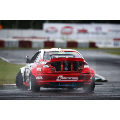 Бодикит и визуални аксесоари HGK BMW E46 Заден сплитер за багажника (Лексан) | race-shop.bg