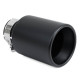 С един изход Универсален накрайник за ауспух RACES INOX 101mm, вход 63mm - Мат | race-shop.bg