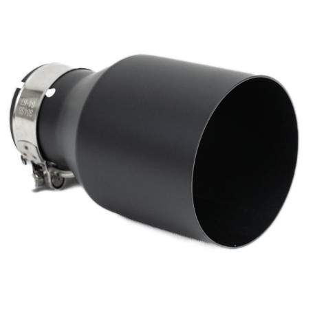 С един изход Универсален накрайник за ауспух RACES INOX 101mm, вход 51mm - Мат | race-shop.bg