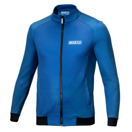 Якета и суичъри Суичър с цип Sparco Full Zip SUBLY, син | race-shop.bg