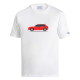 Тениски Тениска SPARCO LANCIA HF DELTA INTEGRALE, бял/червен | race-shop.bg