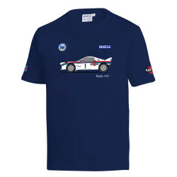 Тениска SPARCO MARTINI RACING LANCIA 037, тъмносин
