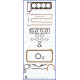 Части за двигателя Ajusa Complete Gasket Set Alfa 2.0L 8v - 06224 | race-shop.bg