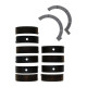 Части за двигателя Manley Main Bearing FORD 351C Main Bearings P SERIES | race-shop.bg