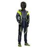 FIA race suit Sparco SPRINT A ADVANCED-ASY, silver/navy blue