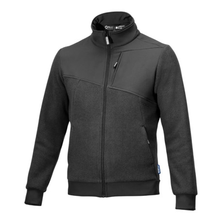 Якета и суичъри Sparco Full Zip Grit Fleece CRESTONE, сив | race-shop.bg