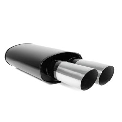 Muffler RACES 67, inlet 2" (51mm) SS201