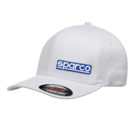 Шапки Sparco FLEXFIT кеп бял | race-shop.bg