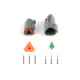 Haltech Haltech Plug & Pins Only Set DT-3 Conn (DT06-3S + DT04-3P) ( | race-shop.bg