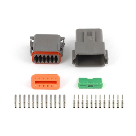Motec Haltech Plug & Pins Only Set DT-12 Conn (DT06-12S + DT04-12P | race-shop.bg