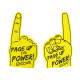 Рекламни предмети а подаръци Haltech Haltech "Page Up for Power" Foam Finger | race-shop.bg