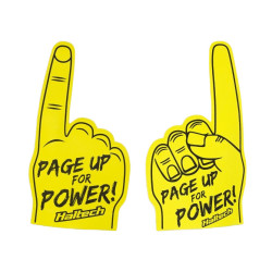 Haltech Haltech "Page Up for Power" Foam Finger