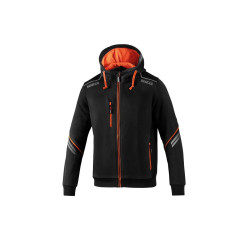 SPARCO TECH HOODED FULL ZIP TW - оранжев