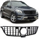 RACES решетка (Sport) за Mercedes ML W166 11-15, гланц черен ПОВРЕДЕН