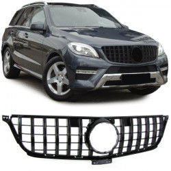 RACES решетка (Sport) за Mercedes ML W166 11-15, гланц черен ПОВРЕДЕН