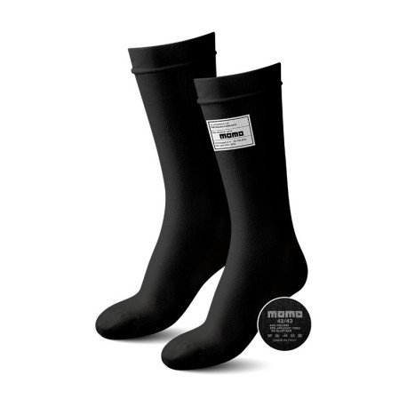 Бельо FIA огнеупорни чорапи MOMO PRO (високи), черен | race-shop.bg