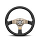 Волани 3 spoke steering wheel MOMO TUNER anthracite 350mm, leather | race-shop.bg