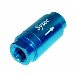 Sytec Motorsport Oneway fuel valve with 1/8NPT Female - Blue